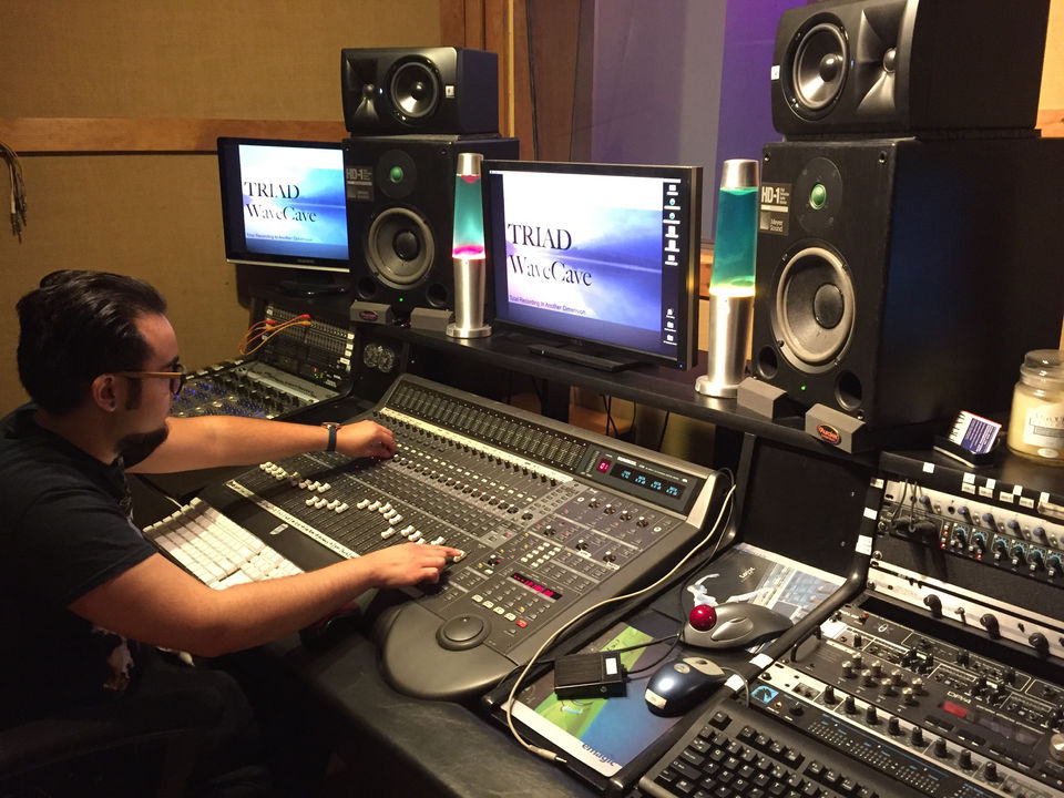 Real studio photo for TRIAD Recording- The Wave Cave
