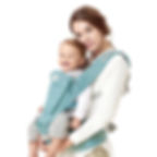 Thumbnail: Baby Carrier with Bass Bear Hip Seat for Front Carry