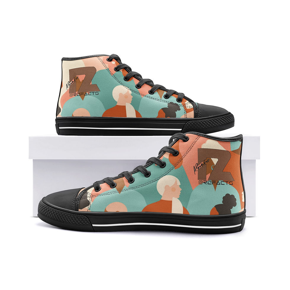 Thumbnail: Signature Edition - Women's History (Unisex) High Top Canvas Shoe 