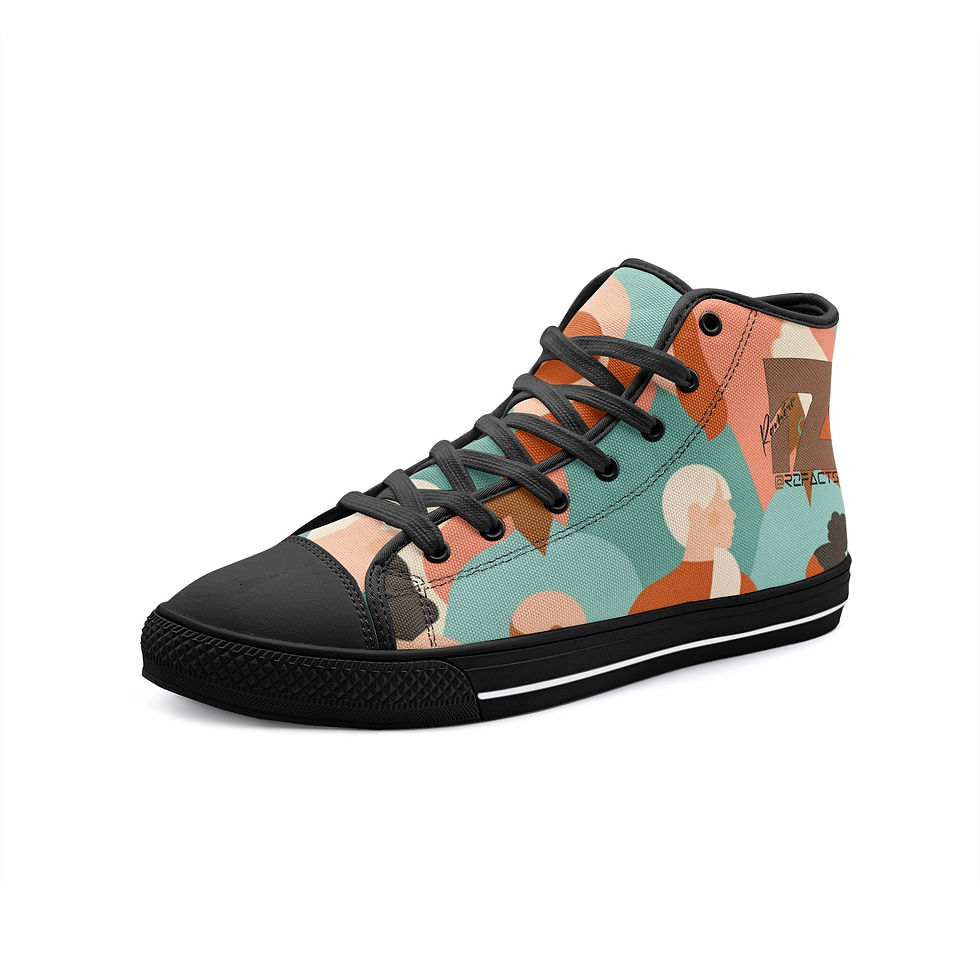 Thumbnail: Signature Edition - Women's History (Unisex) High Top Canvas Shoe 