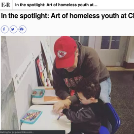 In the spotlight: Art of homeless youth at Chico city hall