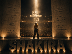 Shakira en el escenario tras convertir su crisis pública de 2022 en la narrativa más poderosa de su carrera.