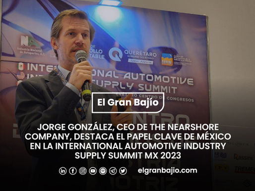 Jorge González destaca el papel clave de México en la International Automotive Industry Summit 2023
