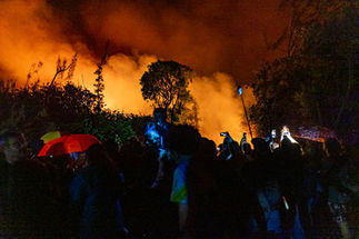 Le feu dans la nuit