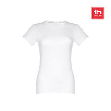 THC ANKARA WOMEN WH. T-shirt para senhora em algodão Cor branca