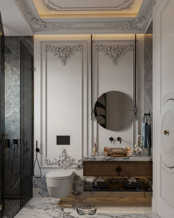 Neoclassical Bathroom