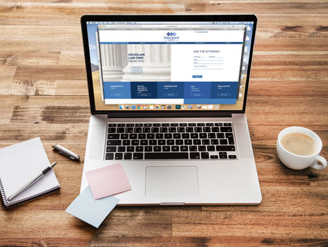 New Website Design for Odunlami Law Firm in Morristown, NJ