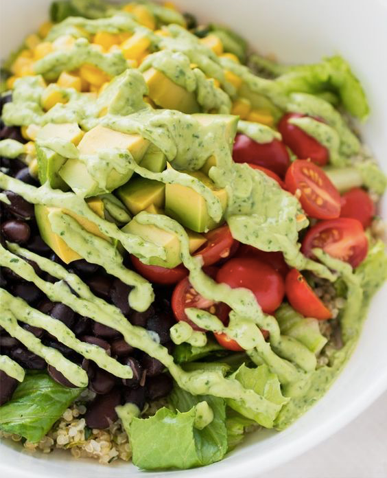 quinoa burrito bowl