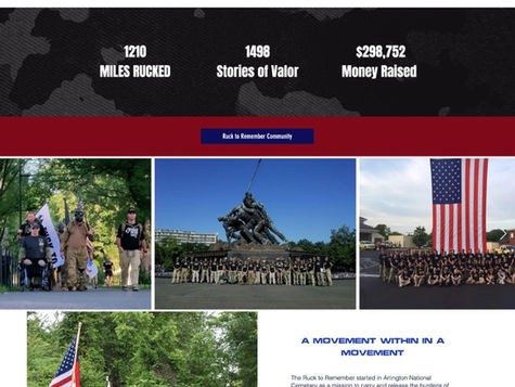New Website For Veteran Organization in Virginia
