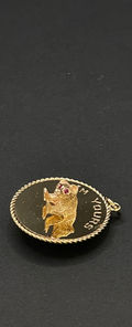 Cute Gold Bear Pendant from the Estate Jewelry Collection