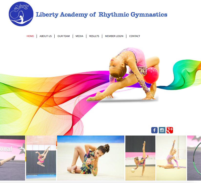 Liberty Rhythmic Gymnastics Website