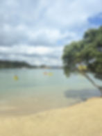 Kayakers in Otehei Bay