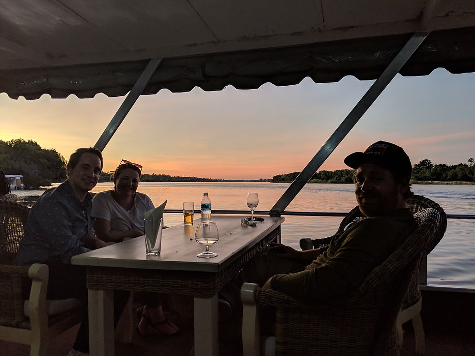The View on Our Sunset River Cruise Zimbabwe