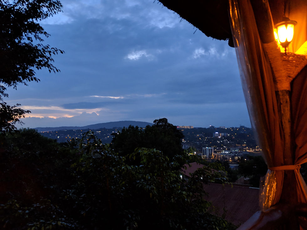 Night View of Kigali From Repub Lounge