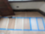 Floor stain samples