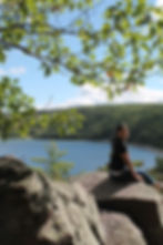 On the Devil's Lake Trail