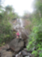 The Waterfall Hike at Daluyon Beach and Mountain Resort