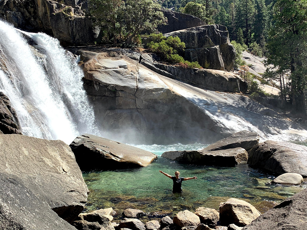 Turquoise Pool at the Base of Mist Falls Kings Canyon National Park