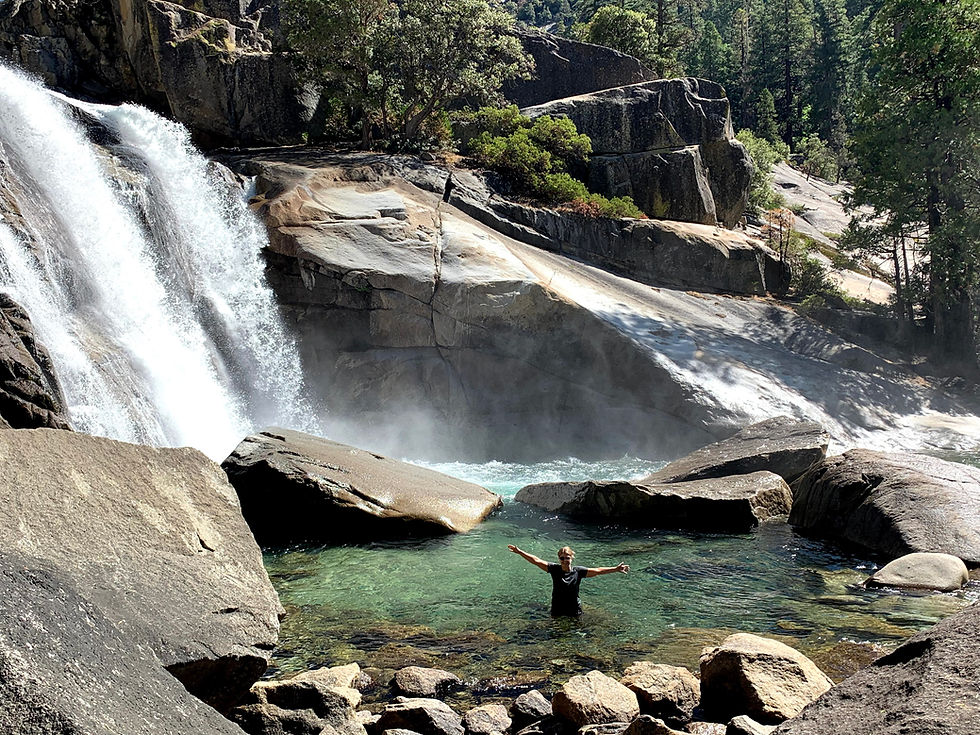 Turquoise Pool at the Base of Mist Falls Kings Canyon National Park