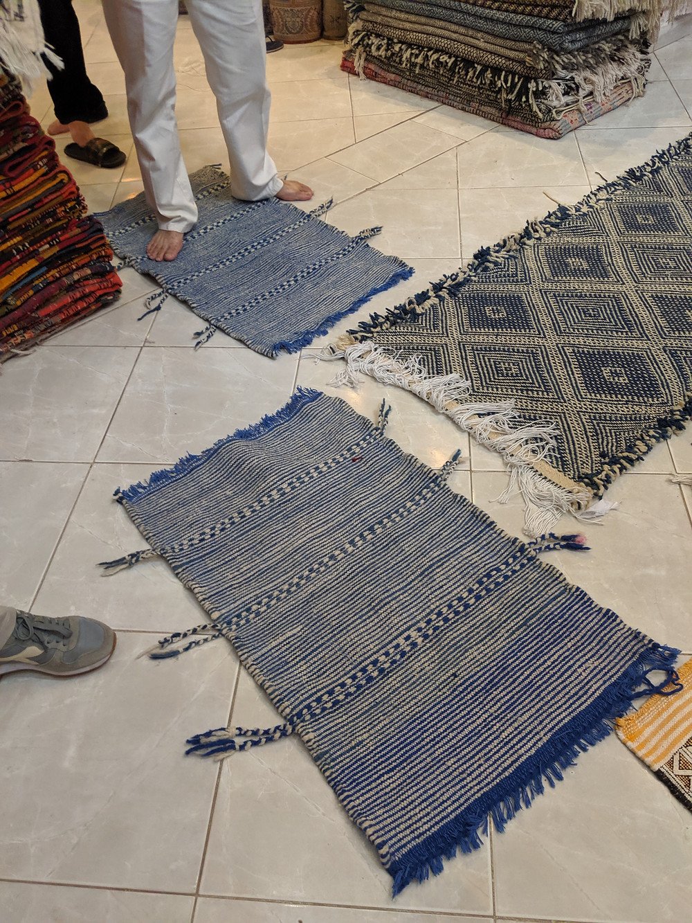 An Example of Moroccan Fringe that Could be Removed from a Rug for no Charge