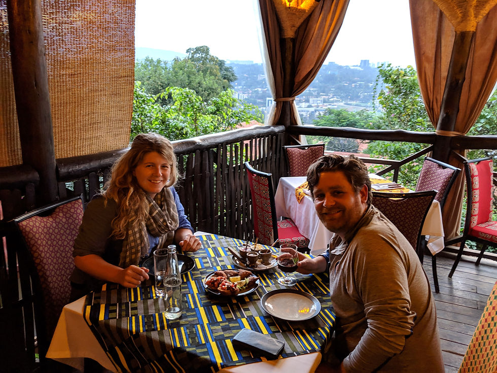 Dining at Repub Lounge in Kigali