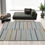 Miniatura: ALFOMBRA MODERNA RAYAS SUAVE 5724