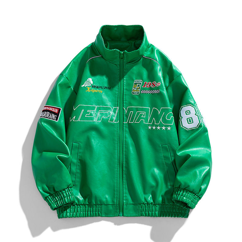 Thumbnail: PU Embroidery Moto Jacket II