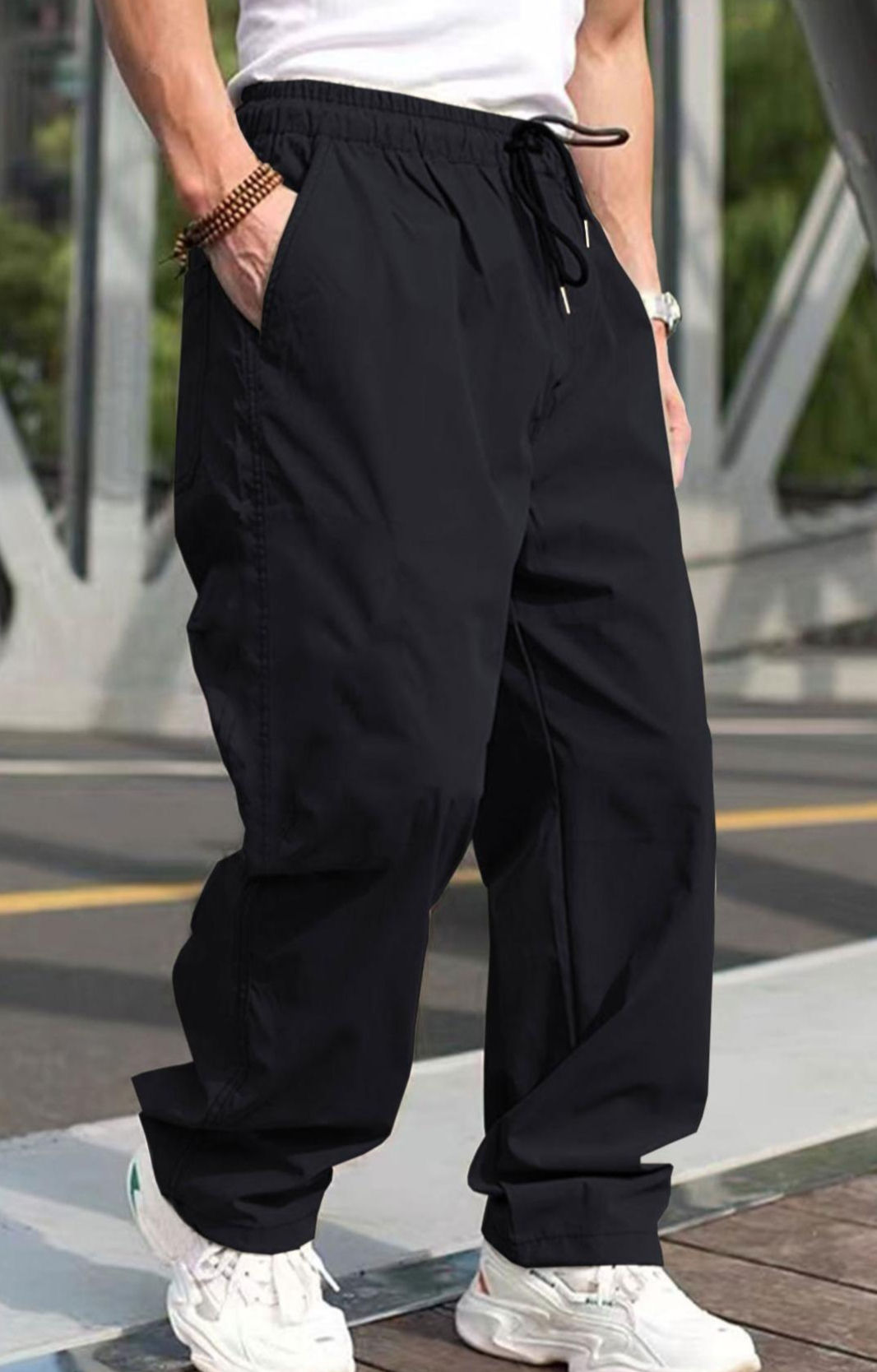 Drawstring Cargo Pants