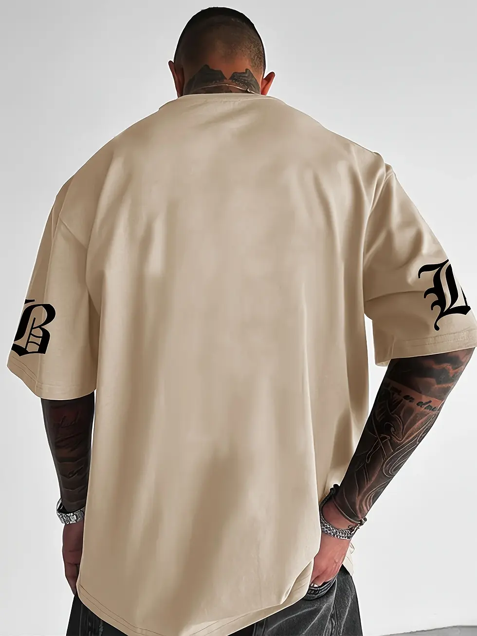 Thumbnail: 3D Letter Casual Tee