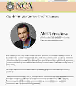 Coach Interview Series National Coach Academy Alex Terranova