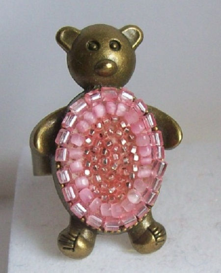 Bague en forme d'ours