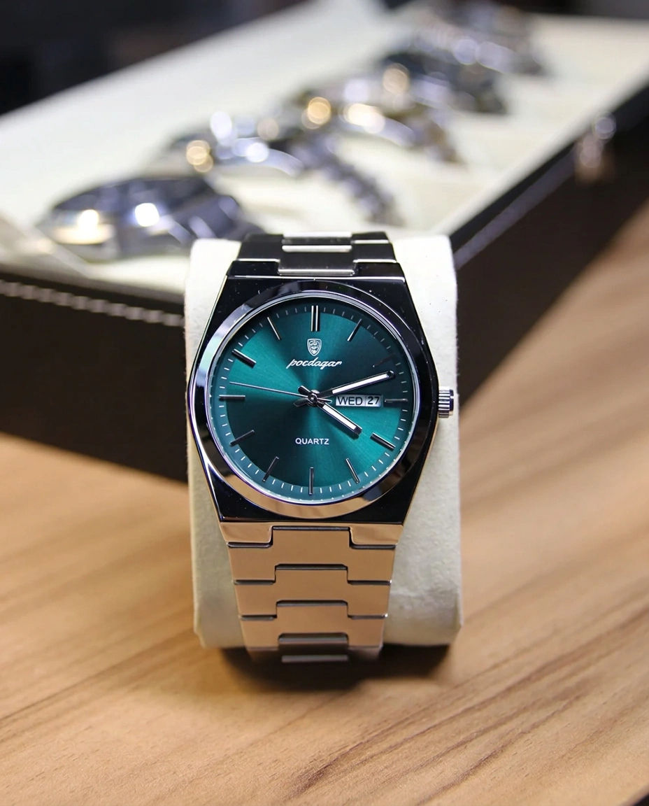 Thumbnail: Poedagar Classic Steel Watch