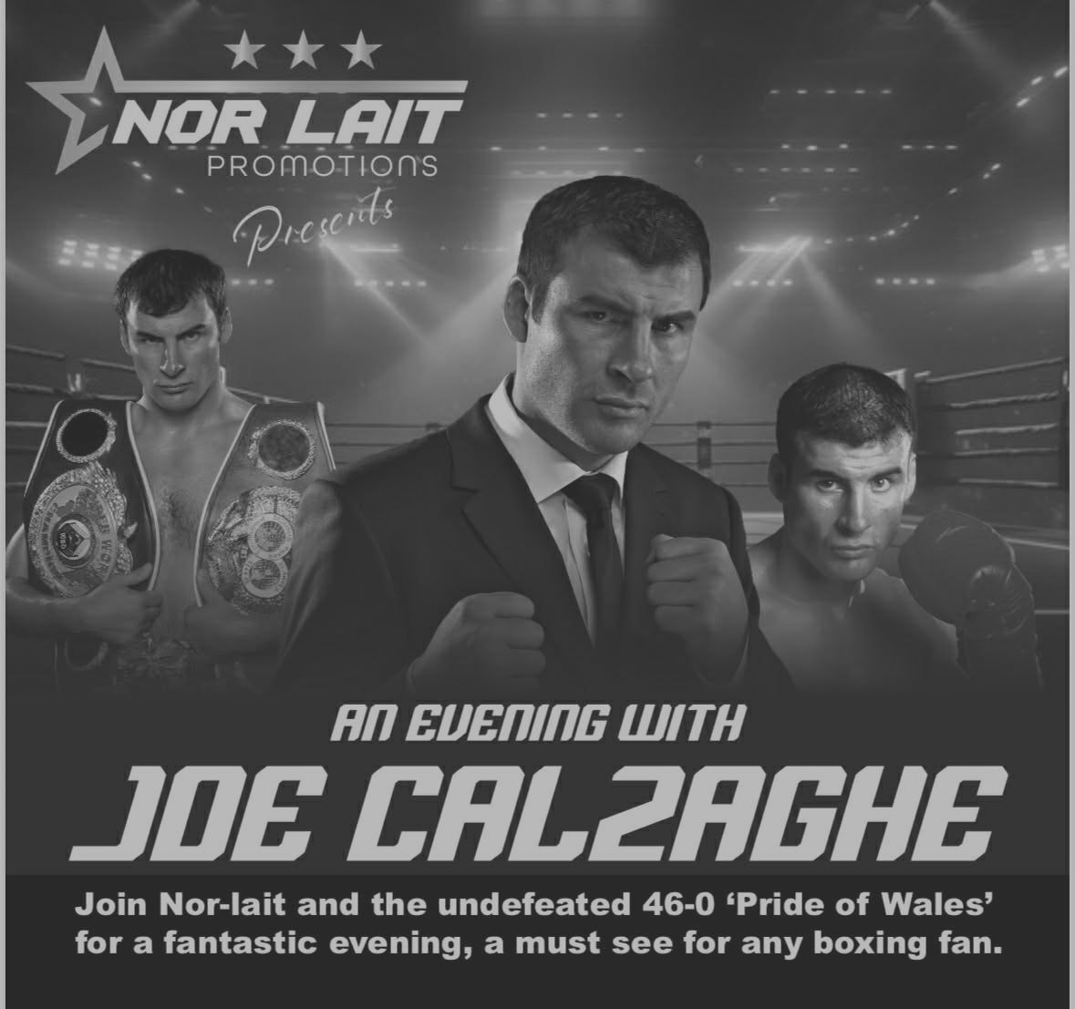 An Evening with Joe Calzaghe - Silver (Scunthorpe)