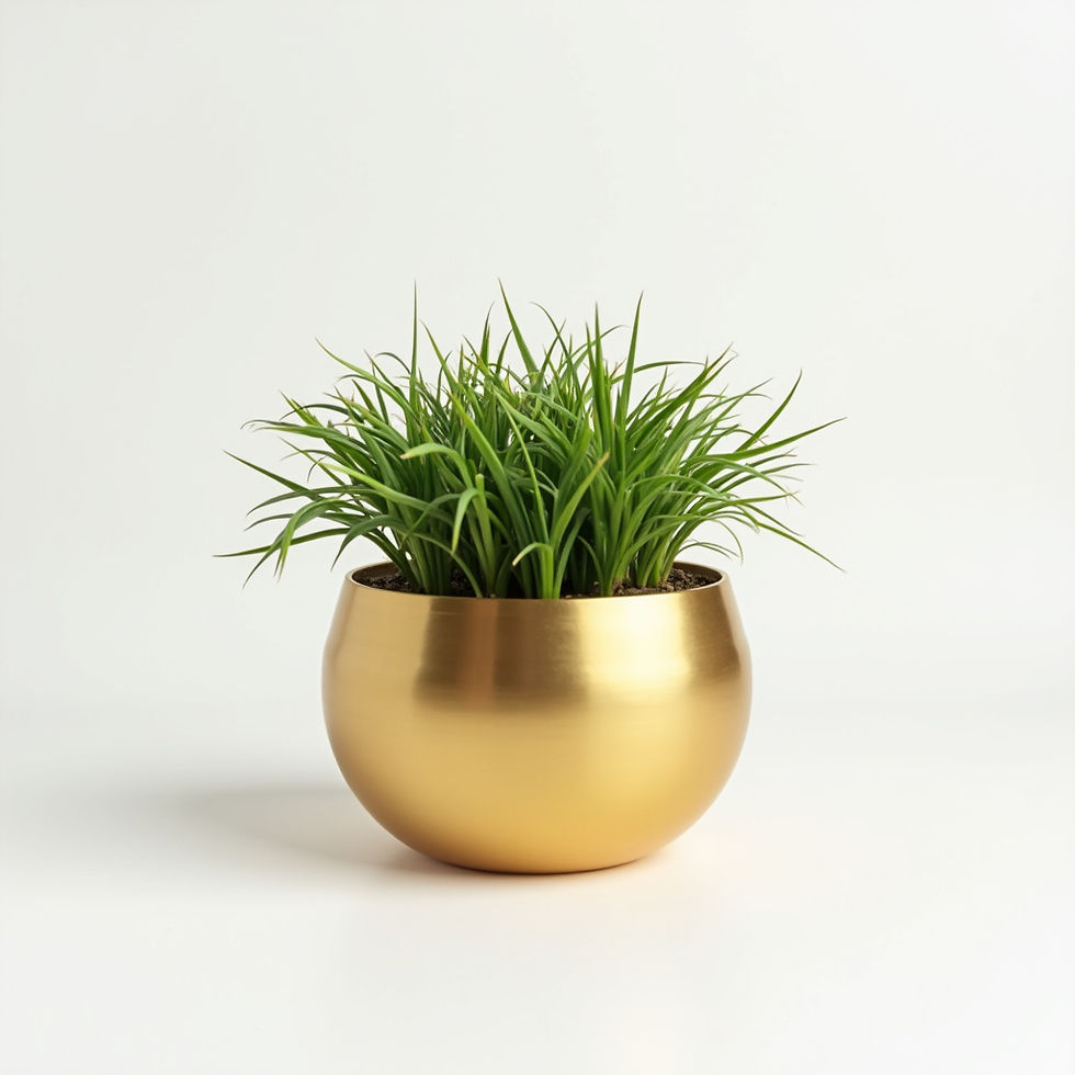 Gold Accent Planter