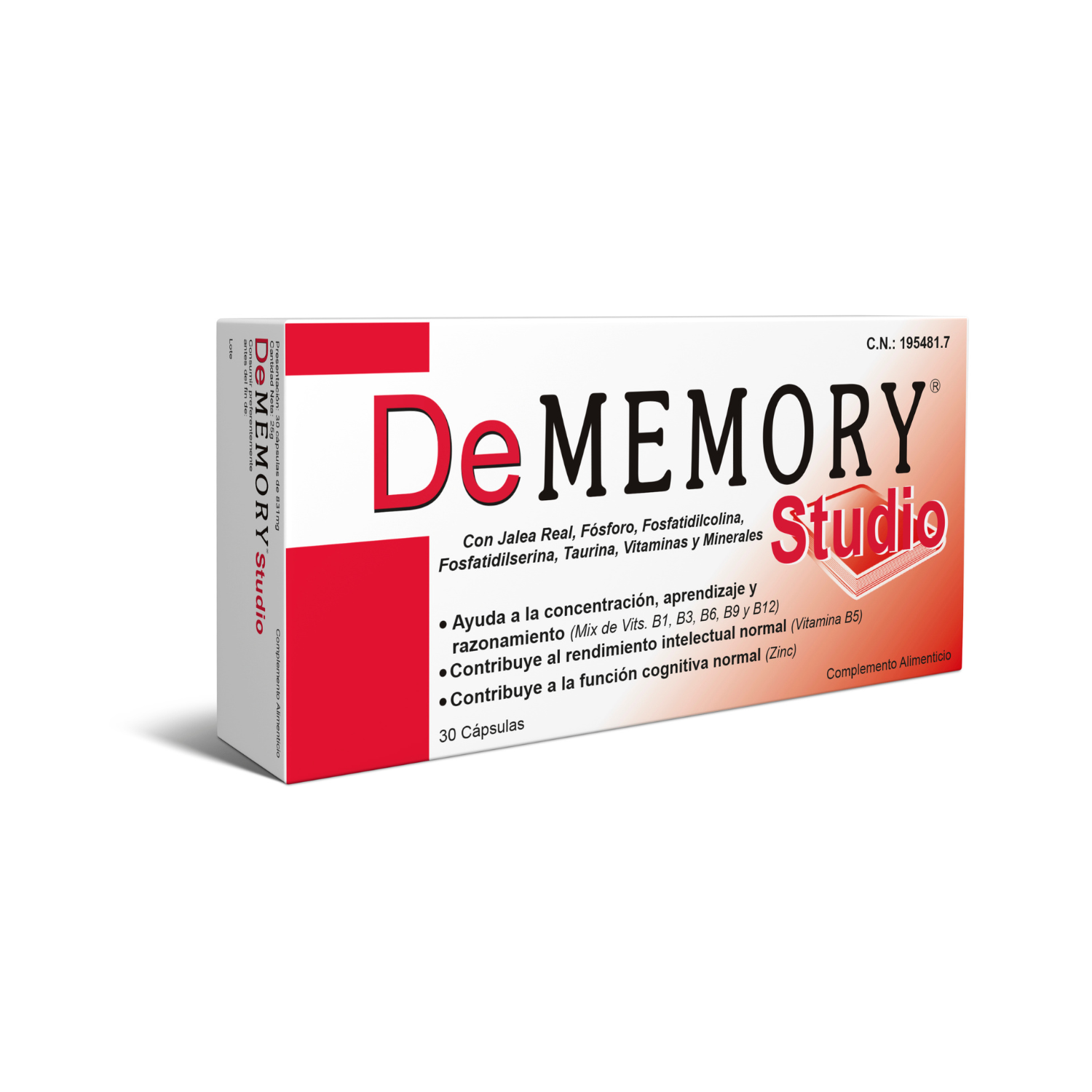 DeMemory Studio 30 Cápsulas