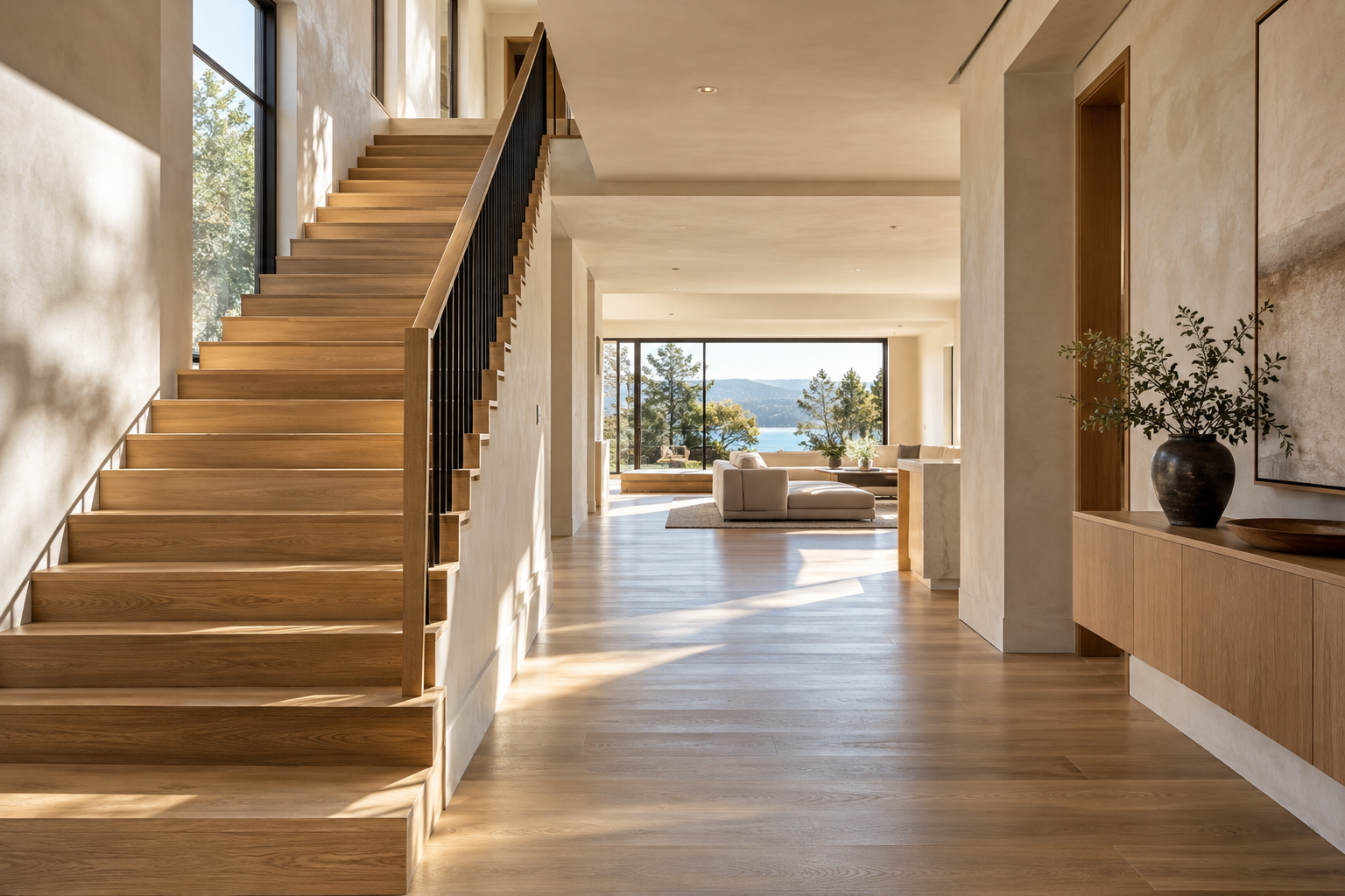 Walk through completed work