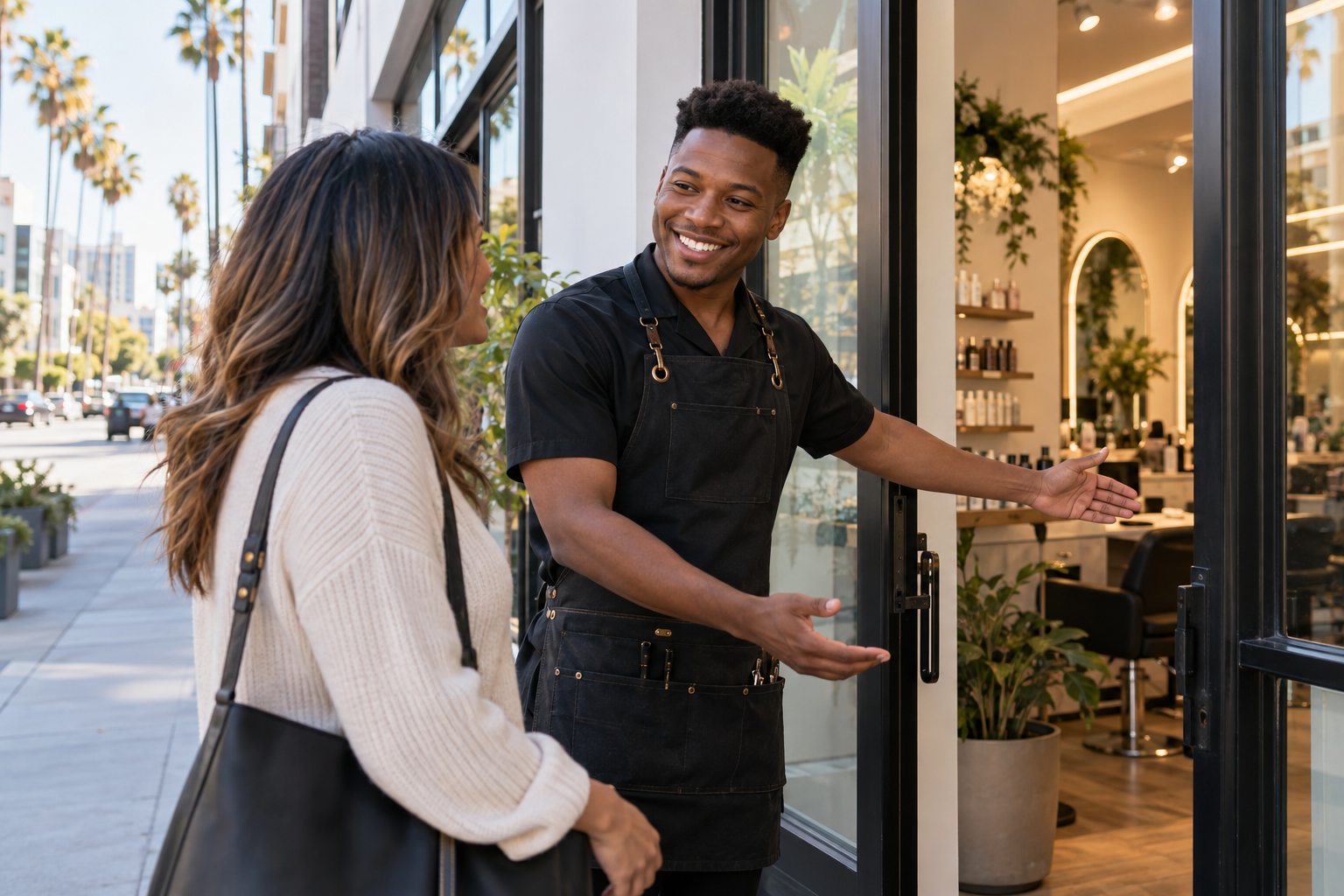 Local salon visibility