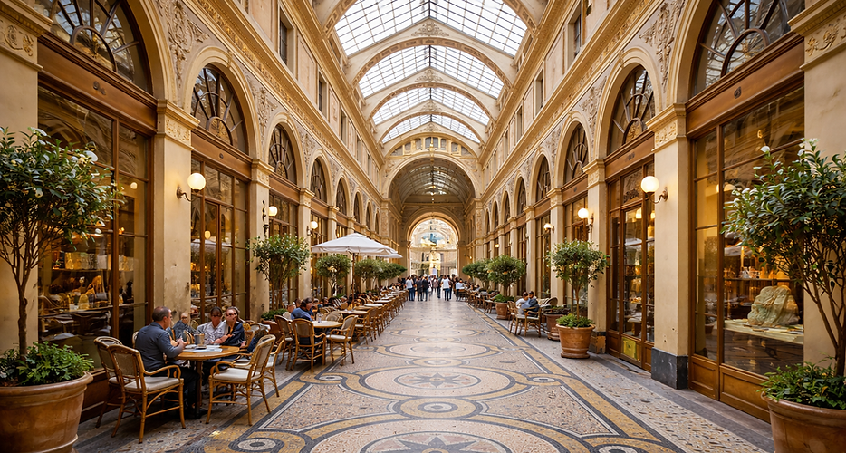 This historic district, once the heart of the textile and ready-to-wear industry, is now a hub for Parisian startups.

The maze of streets: Wandering through the streets of Aboukir or Cairo, one can still admire the massive industrial facades where fabrics were once piled high.

Cairo Square: Notable for its building with a facade adorned with Egyptian motifs (heads of the goddess Hathor), a testament to the Egyptomania of the early 19th century.

Entrepreneurial energy: The district is now teeming with specialty cafes and coworking spaces housed in magnificent industrial lofts.