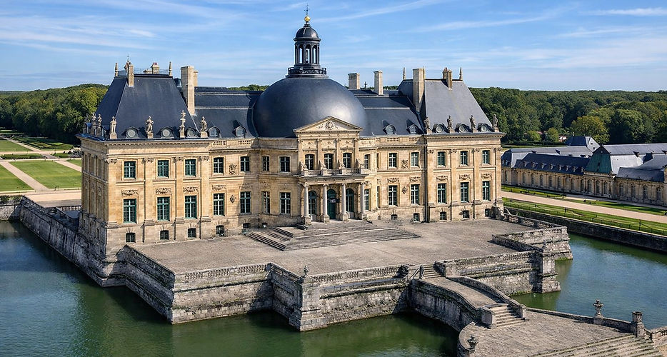 Vaux-le-Vicomte offers a unique sensory experience that has earned it worldwide renown.
2,000 Candles: Every Saturday during the summer, the château and gardens are illuminated solely by candlelight, recreating the magical atmosphere of 17th-century festivities.
The Fireworks Display: The evening typically concludes with a pyrotechnic show over the gardens, recalling the tragic celebration of August 1661.
Candlelight Dinner: Guests can dine facing the illuminated château, offering a moment of pure romance.