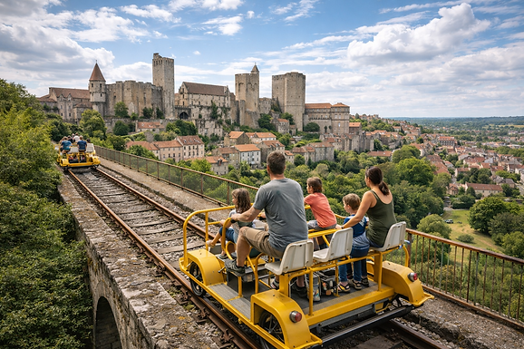 Au cœur de la cité médiévale, parmi les ruelles fleuries et les ateliers d'artisans (potiers, maroquiniers), se cache un joyau de l'art roman : la Collégiale Saint-Pierre. Si son extérieur est imposant, c'est son intérieur qui éblouit. Le chœur est orné de chapiteaux historiés peints, d'une vivacité et d'une expressivité rares. Monstres, démons et scènes bibliques y éclatent de couleurs, offrant l'un des témoignages les plus vibrants de la sculpture romane poitevine.