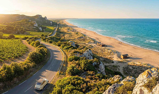 Narbonne est une ville d'eau. Le Canal de la Robine, classé au patrimoine mondial de l'UNESCO, traverse la ville comme un ruban de fraîcheur. Ses berges, ombragées par des platanes centenaires, sont l'endroit idéal pour une promenade digestive ou une balade à vélo jusqu'à l'étang de Bages-Sigean, où l'on peut observer les flamants roses au coucher du soleil.