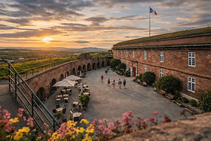 Belfort ne se contente pas de son passé guerrier ; elle est aujourd'hui un centre culturel et naturel vibrant.
Les Eurockéennes : Chaque été, la presqu'île du Malsaucy vibre au son de l'un des plus grands festivals de rock d'Europe.
Le lac du Malsaucy : Véritable poumon vert, ce site naturel propose baignades, voile et randonnées dans un cadre préservé au pied des ballons.
Les Musées : Entre le musée d'Art Moderne (Donation Jardot) et le musée d'Histoire, la ville nourrit l'esprit autant que les yeux.