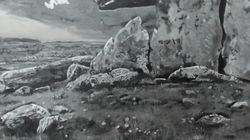 Poulnabrone 8 (4ftx3ft) in progress