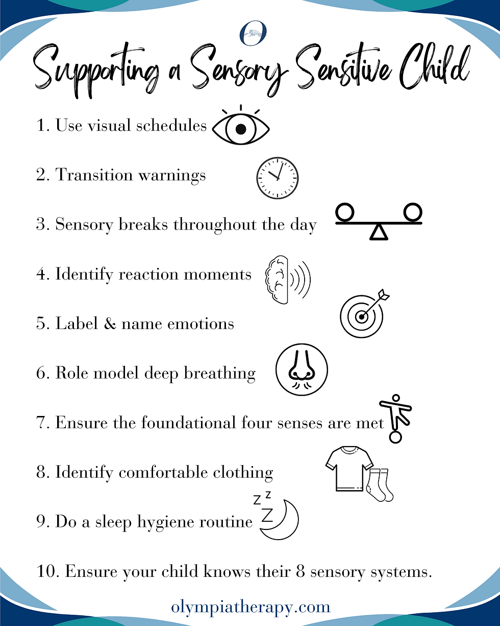 supporting a sensory system