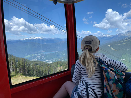 Mac on gondola