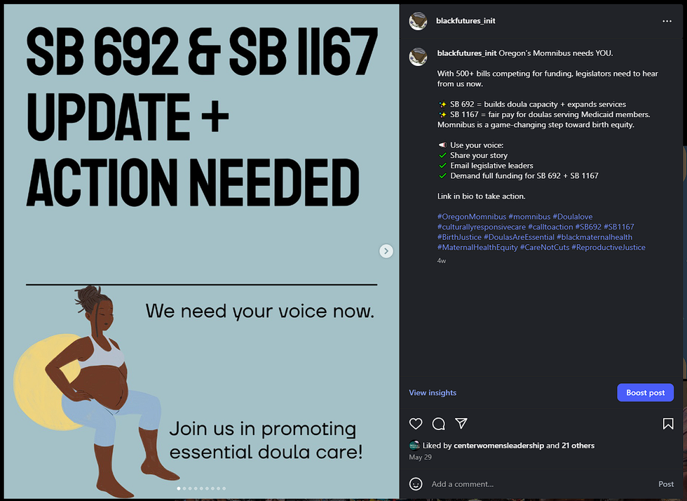 IG update on legislation