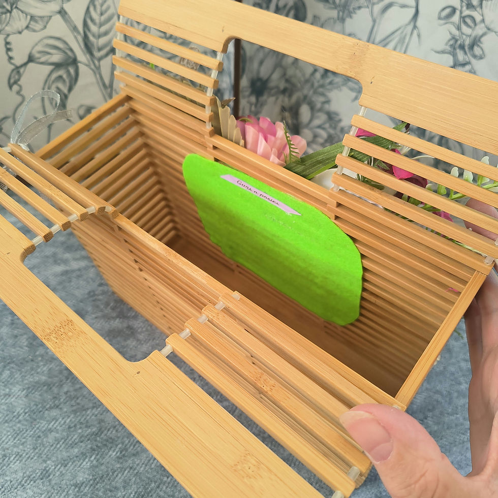 Thumbnail: Square bamboo bag