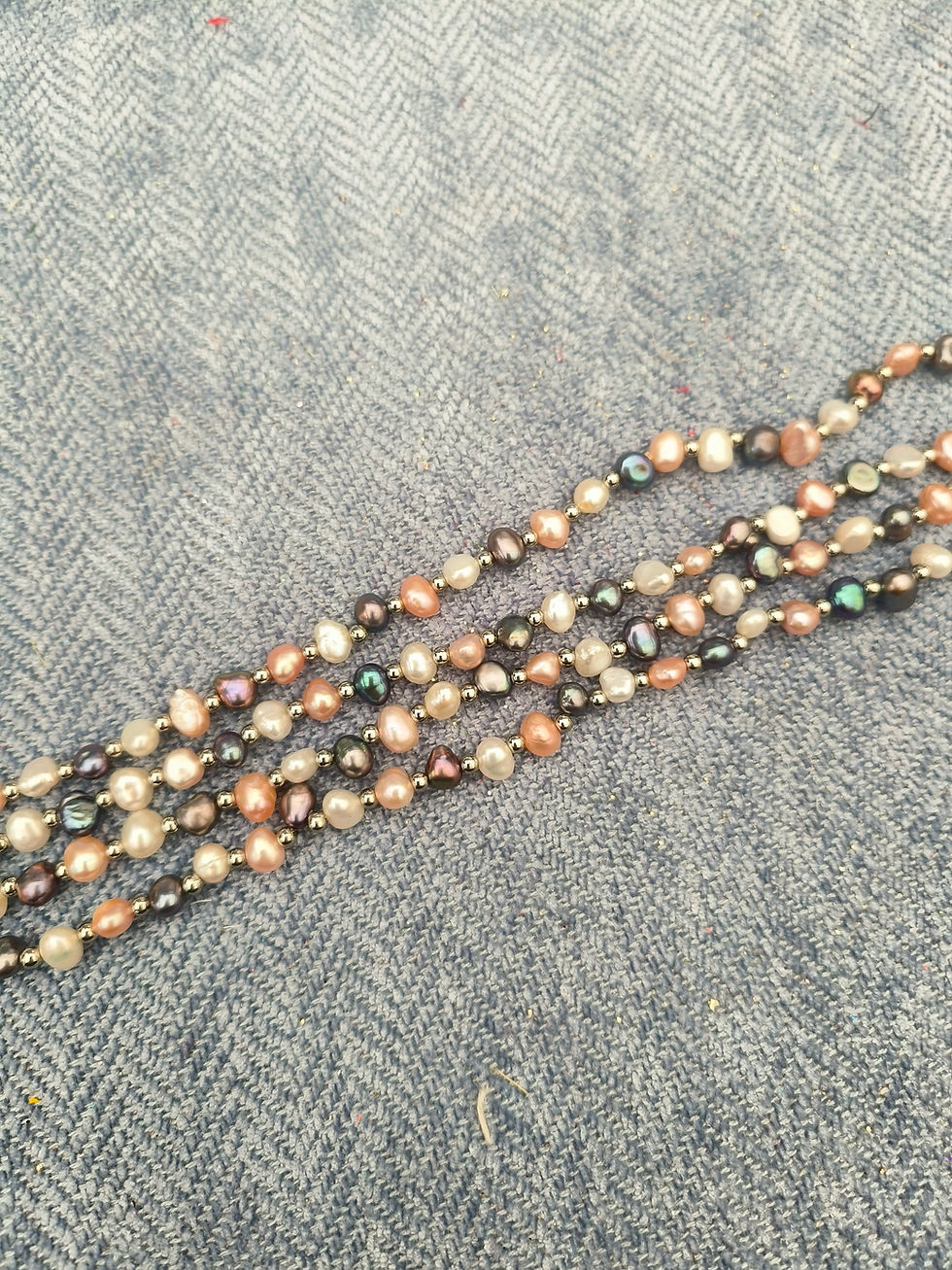 Thumbnail: Freshwater pearl necklace 
