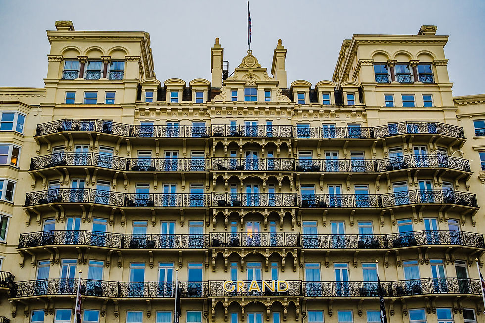 The Grand - my friend and I got upgraded to a sea view because at 9am we were woken up to VERY LOUD pneumatic drills! 