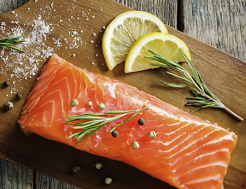 Lachs mit Zitronen